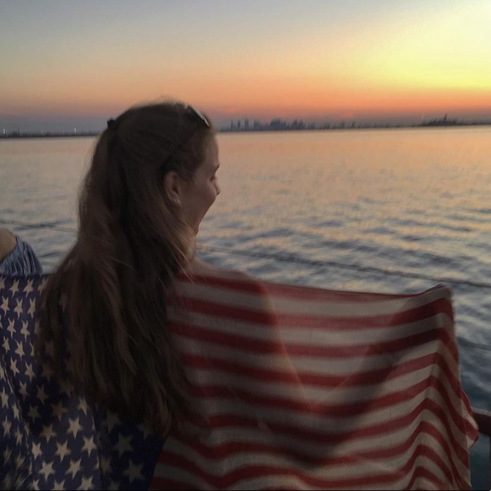 American Flag Scarf